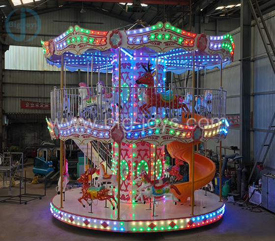 Double Layer Colorful Carousel